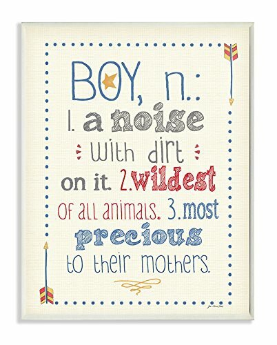 The Kids Room By Stupell Textual Art Wall Plaque, A Noise With Dirt On It, 11 X 0.5 X 15, Proudly Made In Usa