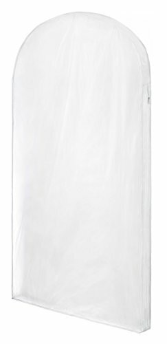 Whitmor Zippered Protective Gown Bag, Clear