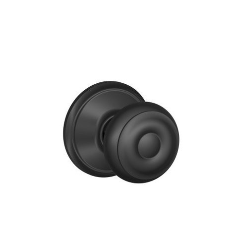 Schlage Lock Company Schlage F10Geo622 Georgian Passage Knob, Matte Black