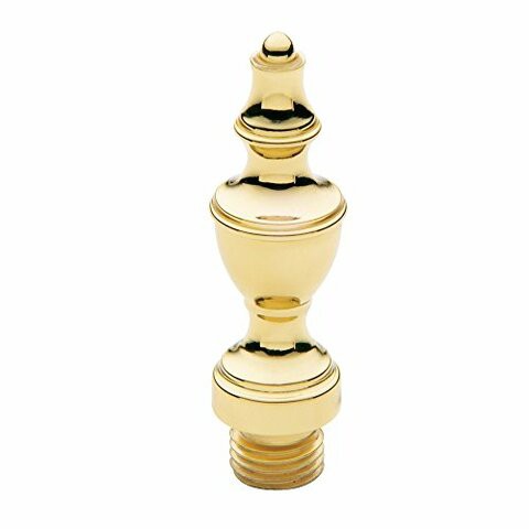 Baldwin Estate 1091.030.I Polished Brass Urn Finial Hinge Tip For A Polished Brass Hinge