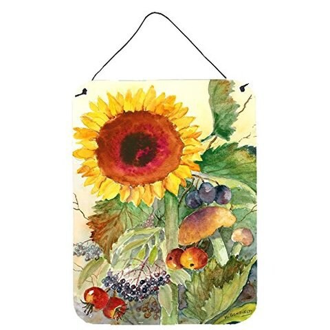 Caroline&#39;s Treasures Bmbo0698Ds1216 Autumn Flowers I By Maureen Bonfield Wall Or Door Hanging Prints, 12X16, Multicolor