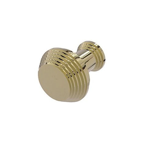 Allied Brass E-1 Designer Cabinet Knob, Unlacquered Brass