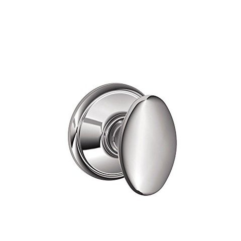 Schlage F10 Sie 625 16-080 10-027 Siena Hall And Closet Knob, Bright Chrome