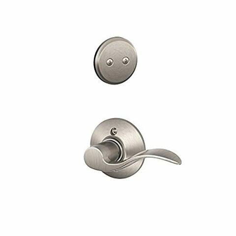 Schlage F94-Acc-Lh Accent Lever Left Handed Dummy Interior Pack From The F-Serie, Satin Nickel