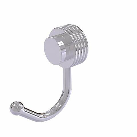 Allied Brass 420G-Pc Venus Collection Groovy Accents Robe Hook, Polished Chrome