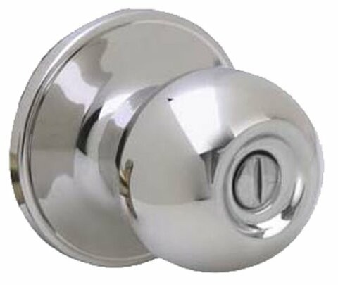 Dexter By Schlage J40Cna625 Corona Bed And Bath Knob, Bright Chrome