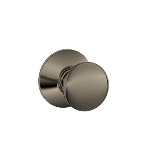 Schlage F10Ply620 Plymouth Passage Knob, Antique Pewter