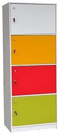 Generic 4 Door Multi Purpose Cabinet With Lock (160X60X39Cm) Multi Color