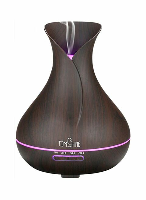 Tomshine Ultrasonic Essential Oil Aroma Diffuser Brown 400Ml