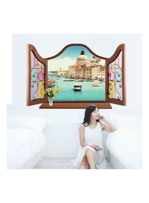 Generic 3D Acrylic Mirror Wall Stickers Multicolour