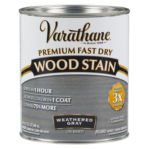 Varathane Fast Dry Wood Stain (946 ml, Weathered Gray)