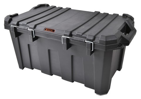 TACTIX - 85 Litre - Heavy Duty Storage Box - 85 W x 49 D x 39 H cm - Black - TTX-320506