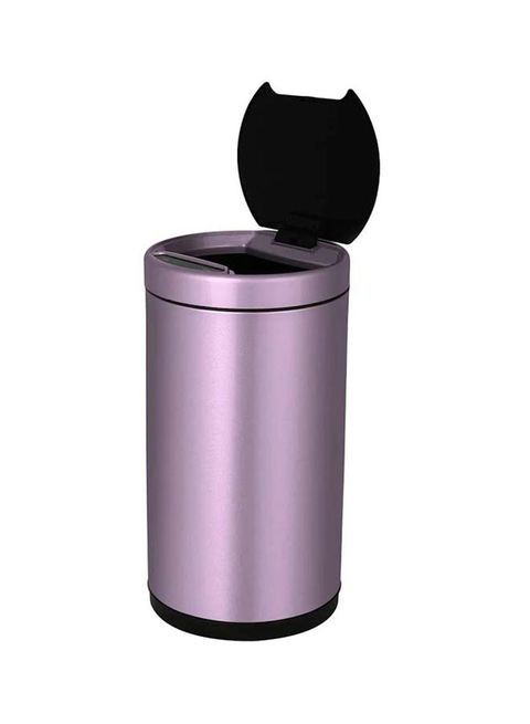 ROYALFORD Stainless Steel Dust Bin With Motion Sensor Pink 12L