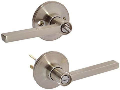 Dexter By Schlage J40Sol619 Solstice Bed And Bath Lever, Satin Nickel