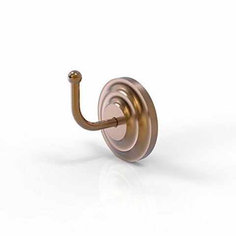 Allied Brass Qn-H1 Que New Collection Robe Hook, Brushed Bronze