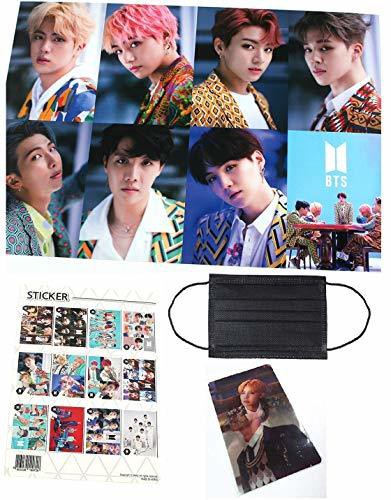 BigHit Entertainment Bts Bangtan Boys - 12 Photo Posters(16.5 X 11.7 Inches) + 1 Sticker + 5 Photos(4 X 3 Inches)