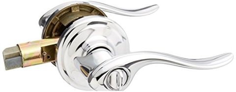 Kwikset 740Tnl-26 Tustin Entry Door Lock Bright Chrome Finish