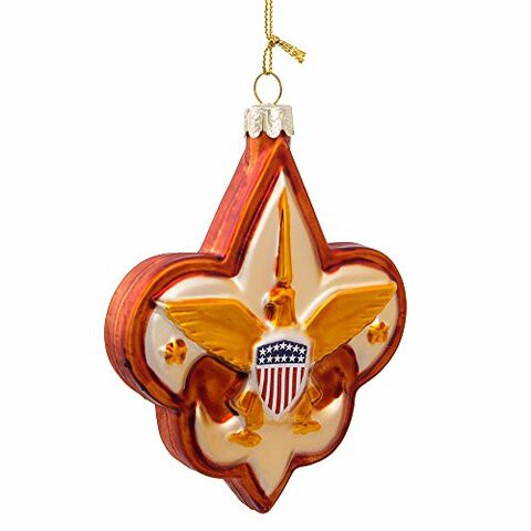 Boy Scouts Kurt Adler Glass Logo Ornament