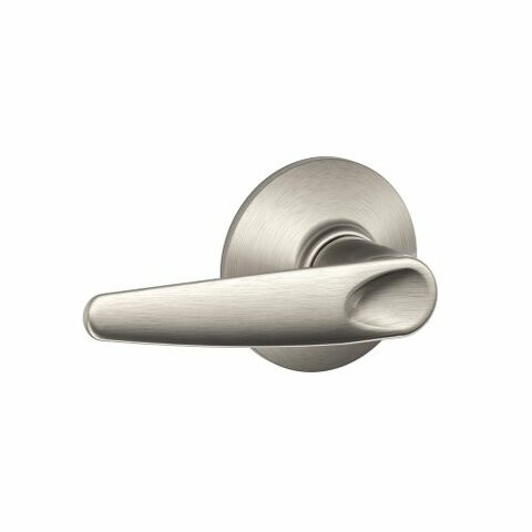 Schlage Lock Company Schlage F10Jaz619 Jazz Passage Lever, Satin Nickel