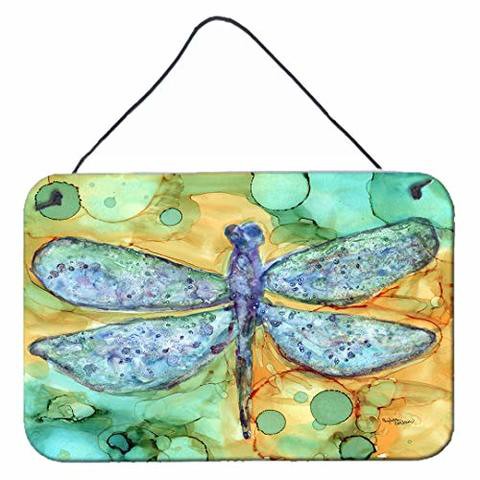 Caroline&#39;s Treasures 8967Ds812 Abstract Dragonfly Wall Or Door Hanging Prints, 8X12, Multicolor