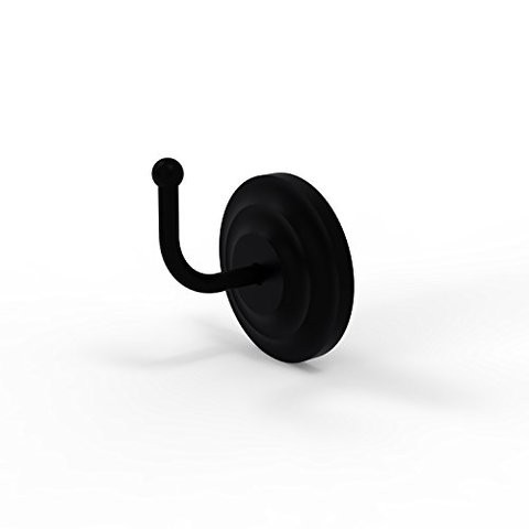 Allied Brass Qn-H1 Que New Collection Robe Hook, Matte Black