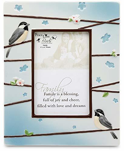 Pavilion Gift Company Peace, Love And Birds By Pavilion 8 By 10-Inch Picture Frame, Songbird Design