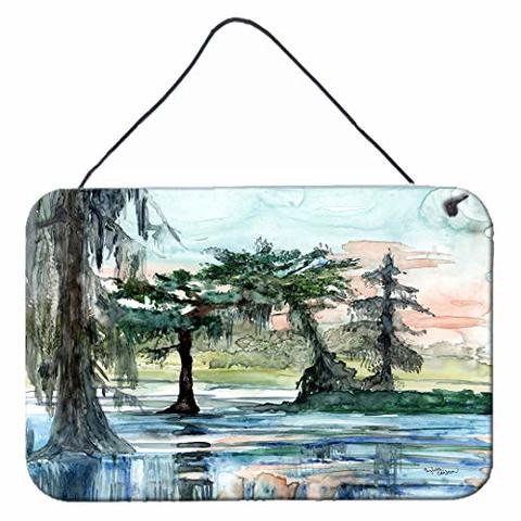 Caroline&#39;s Treasures 8985Ds812 In The Swamp Wall Or Door Hanging Prints, 8X12, Multicolor