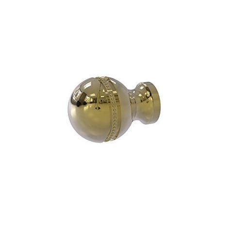 Allied Brass P-1 1 Inch Beaded Cabinet Knob, Unlacquered Brass