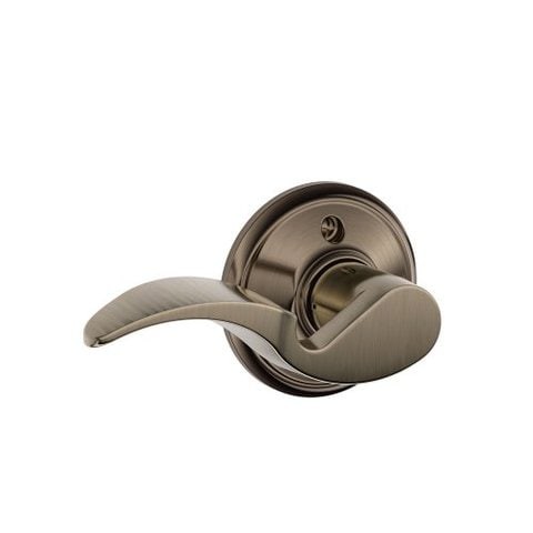 SCHLAGE Avanti Left Handed Lever Non-Turning Lock, Antique Pewter (F170 Ava 620 Lh)