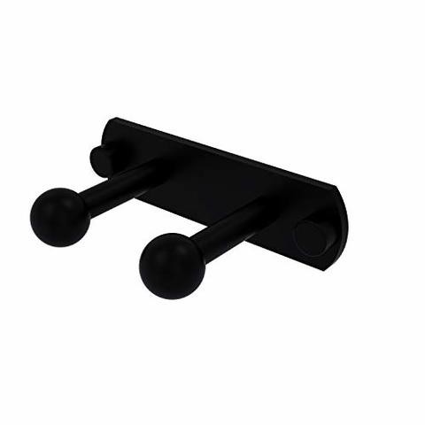 Allied Brass P1000-20-2 Prestige Skyline Collection 2 Position Multi Peg Decorative Hook, Matte Black