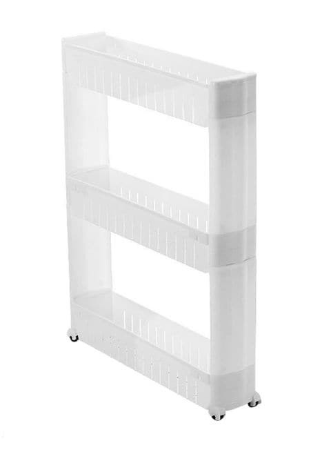 Mt Three Layer Multipurpose Side Storage Rack White