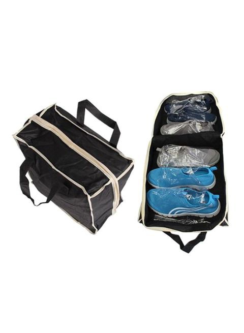 Generic Travel Shoe Bag Organizer Black Medium