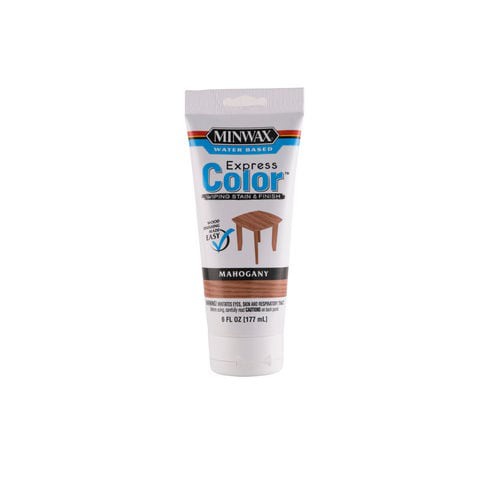 Minwax Express Color Wiping Stain &amp; Finish (177 ml, Mahogany)