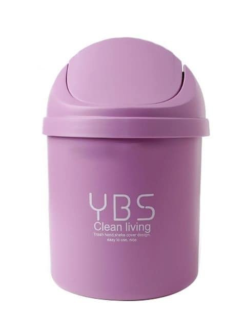 Generic - Mini Trash Desktop Rubbish Bin Purple