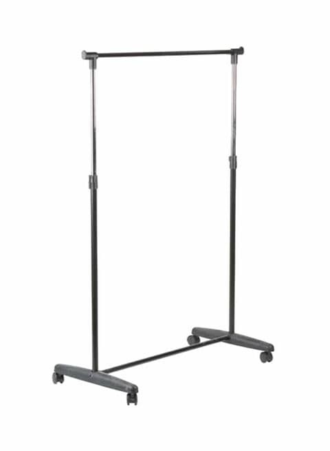 Single Garment Rack With Wheels Grey 1.8kg