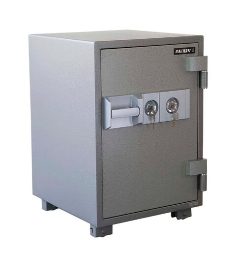 Mahmayi Secure 680 Heavy Steel Fire Safe 100Kgs (Grey) Sd680Kk (Safe With 2 Key)