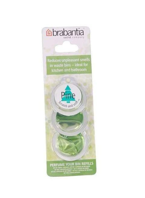 brabantia 3-Piece Pine Perfume Refill Capsules Green