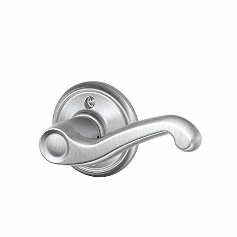 Schlage F170Fla626Rh Flair Right Hand Dummy Lever, Satin Chrome