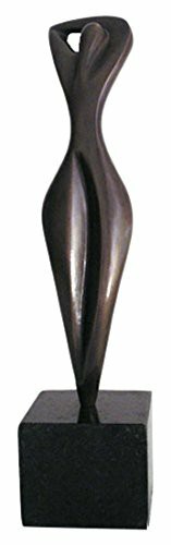 Novica Large Metallic Abstract Bronze Sculpture, 13&quot; Tall &#39;Awakening I&#39;