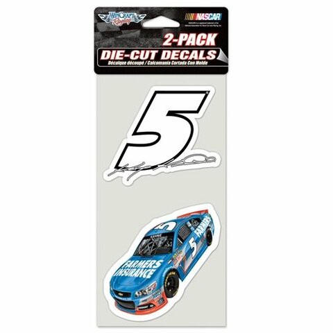 Wincraft Nascar Kasey Kahne Perfect Cut Decal (Set Of 2), 4&quot; X 4&quot;