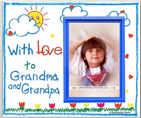 Expressly Yours! Photo Expressions With Love To Grandma &amp; Grandpa (Crayola) Picture Frame Gift