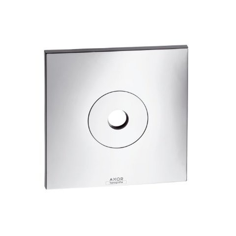 Axor Wall Plate Square Easy Install 7-Inch Modern Accessories In Chrome, 27419000