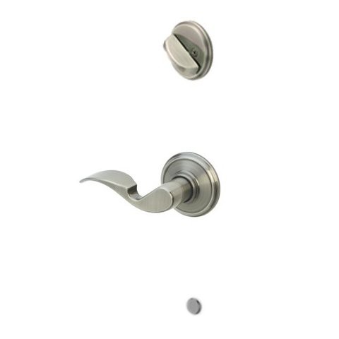 Schlage F59 Ava 620 Rh Avanti Interior Right-Handed Lever With Deadbolt, Antique Pewter (Interior Half Only)