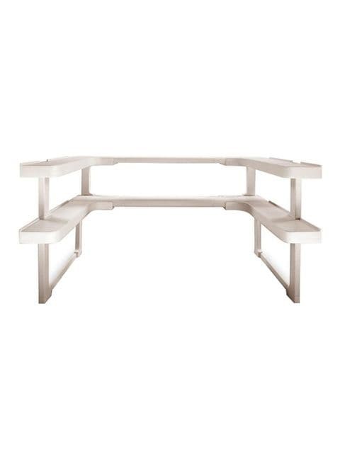 Generic Spice Organizer Shelves White 18 X 40cm