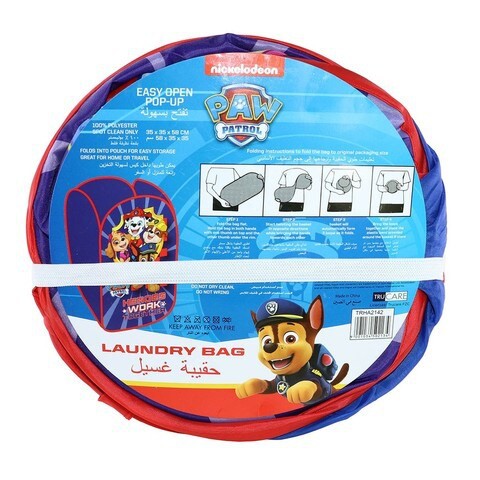 Nickelodeon Paw Patrol Hamper Laundry Toys Washing Tidy Bin Storage Pop Up Basket Kids Bag