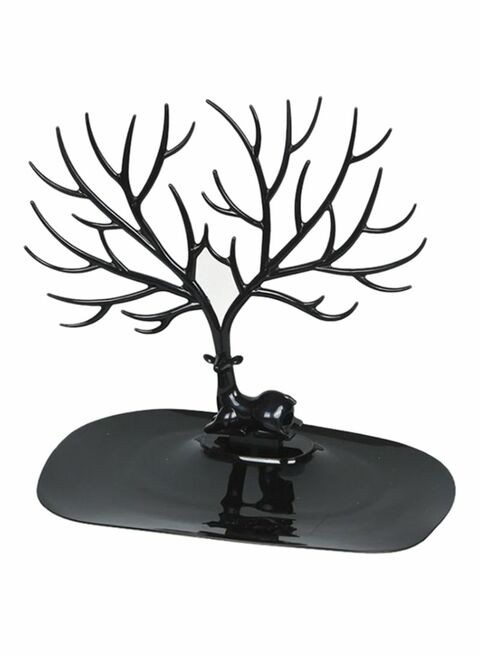 East Lady Antler Tree Design Jewellery Shelf Black