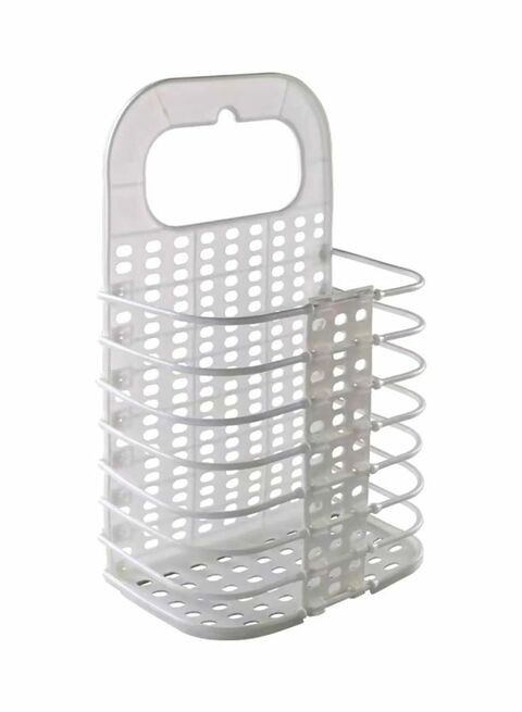 Wall Hanging Storage Basket White 46x2.5x27centimeter