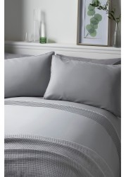 Serene Pom Pom Duvet Cover and Pillowcase Set