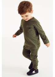 Jersey Long Sleeve Top And Jogger Set (3mths-7yrs)