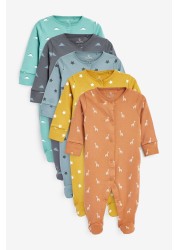 5 Pack Baby Sleepsuits (0-2yrs)